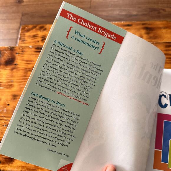 PJ Library The Cholent Brigade Jewish Paperback Book - Picture 2 of 9